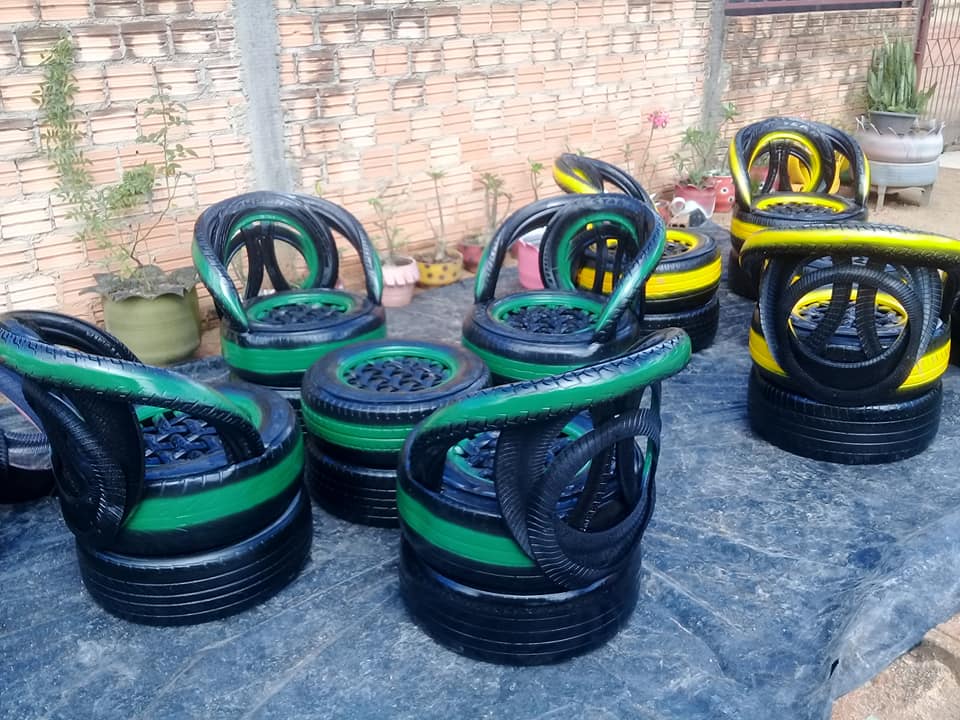 Poltronas coloridas