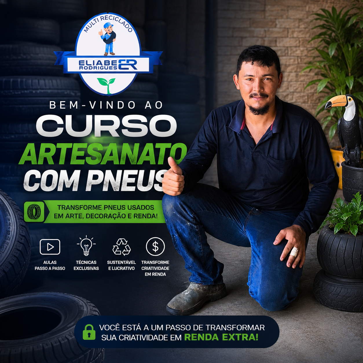 Curso Pneus Criativos - Eliabe Rodrigues